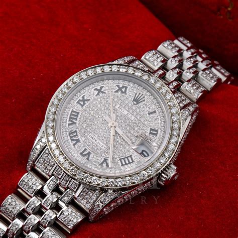 diamond unisex rolex watch|real diamond rolex watches.